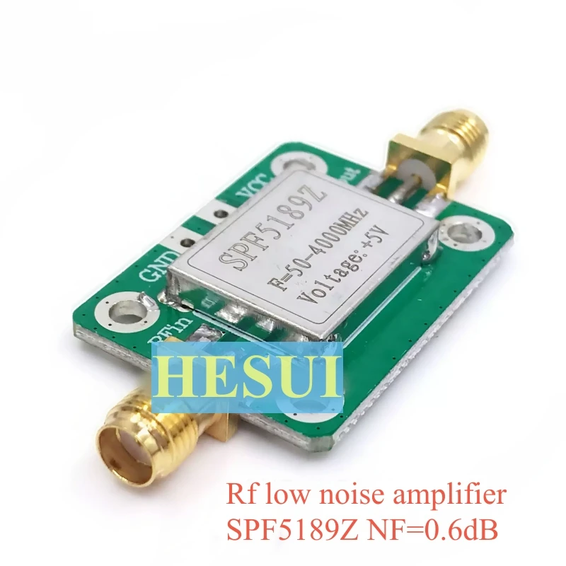 SPF5189 50MHz-4000MHz 4GHz 0.6dB LNA Microwave RF broadband low noise high frequency Amplifier Module Board