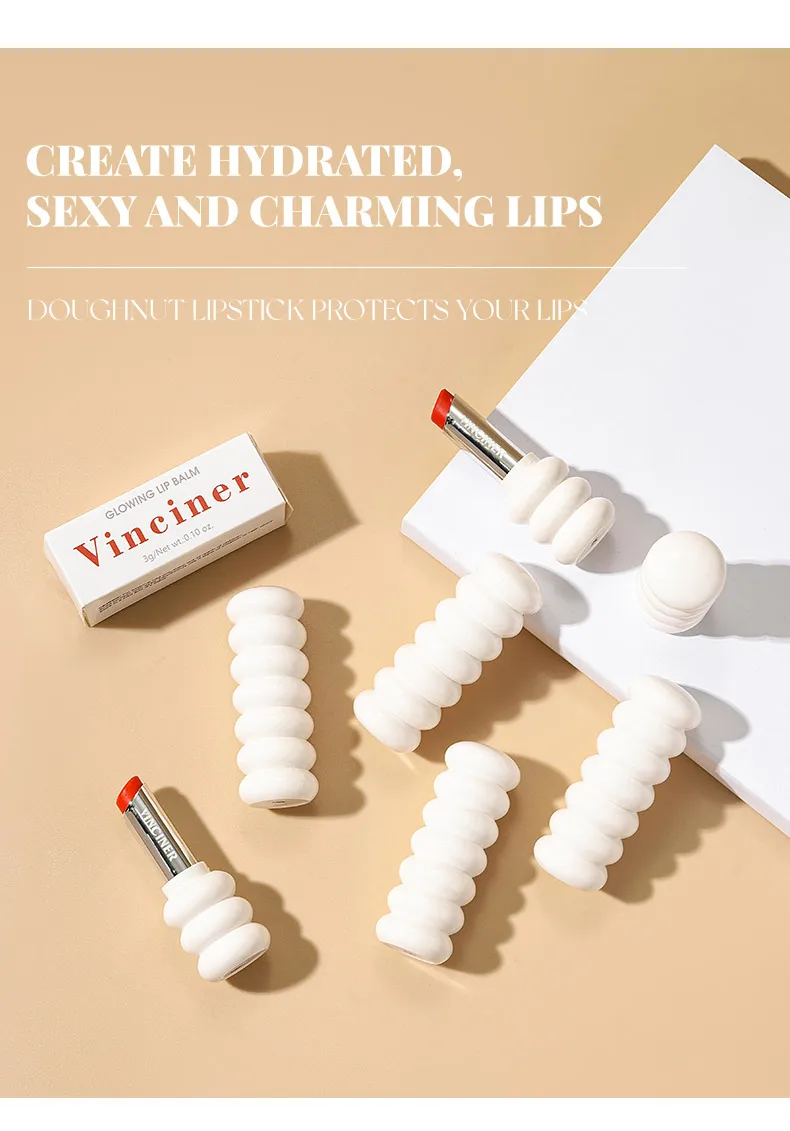 مرطب شفاه متوهج، يدوم طويلاً، ملمع شفاه مع 24 ساعة من الشفاه الناعمة والمرطبة، لمسة نهائية لامعة لامعة،