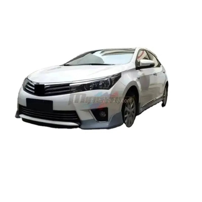 

Modification Factory Price 2014-2015 Bumper Lip Grille Spoiler Hood Bodykit for Corolla Altis Body Kit
