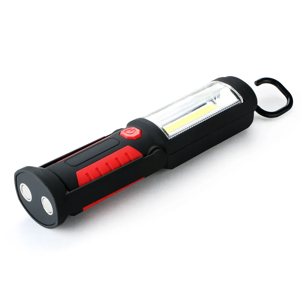 Lanterna Portable COB LED WorkLight Inspection LampHand Tool Garage Flashlight Torch led worklight magnetische For Camping Light