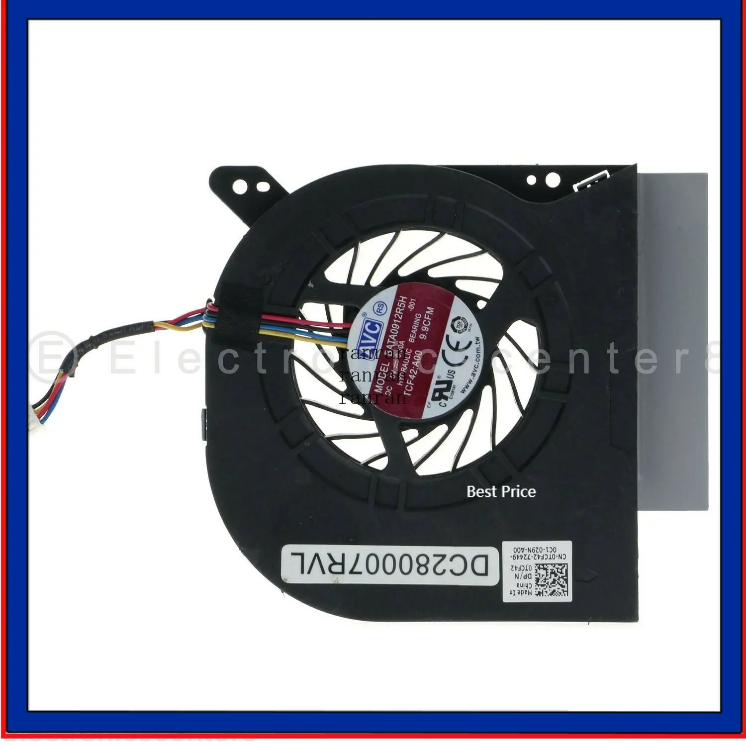 

JIANGLUN CPU Cooling Fan For Dell Latitude E6410 E6510 TCF42 DC280007RVL
