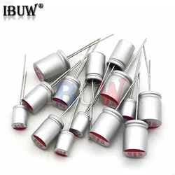 10PCS Solid Electrolytic Capacitor DIP Low ESR 6.3V 10V 16V 25V 35V 50V 63V 10UF 47UF 100UF 220UF 470UF 820UF 1000UF 1500UF