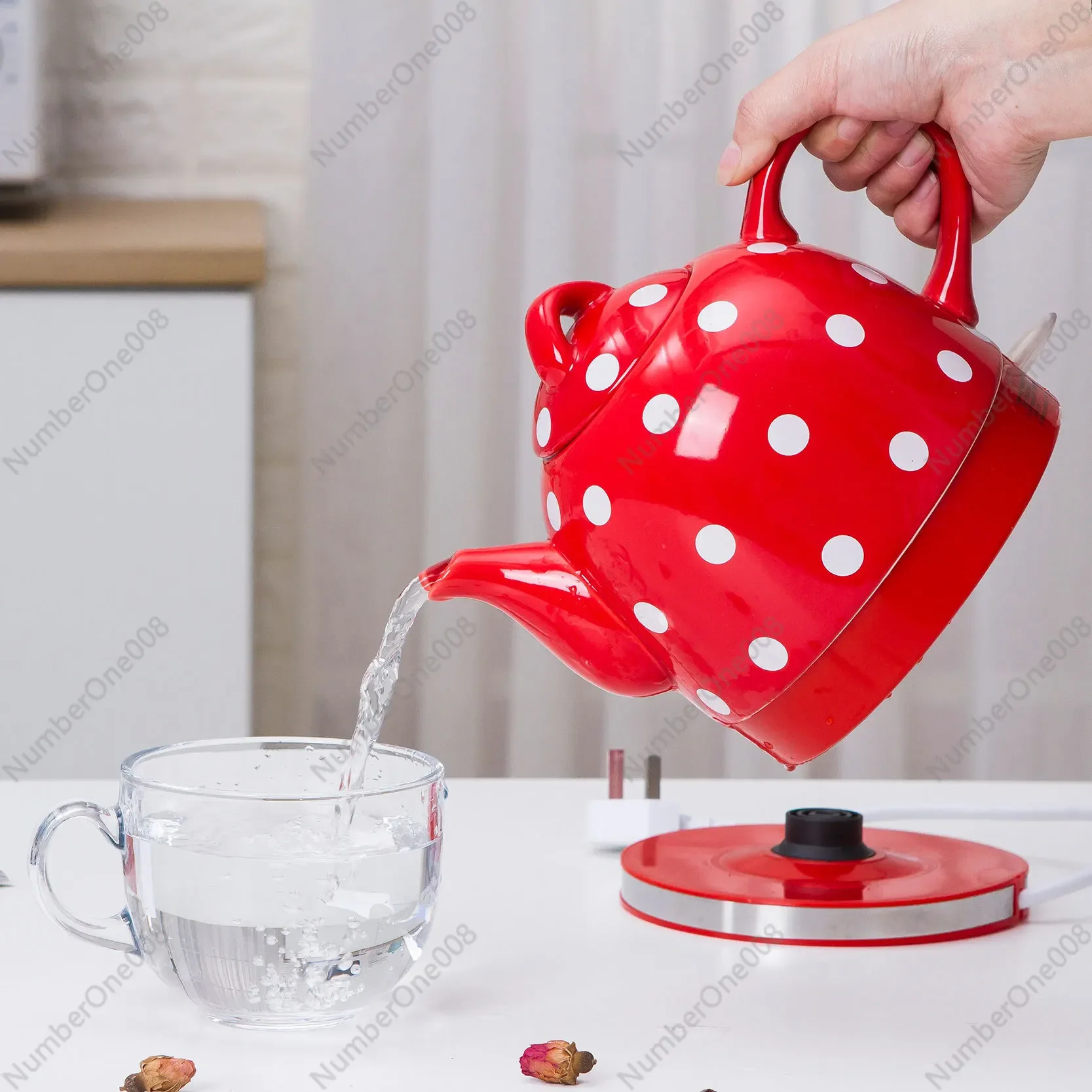 Nanguang Ceramic Electric Kettle Home Office Kettle Jingdezhen Ceramic Pot Tea Home Daily Necessities Wholesale