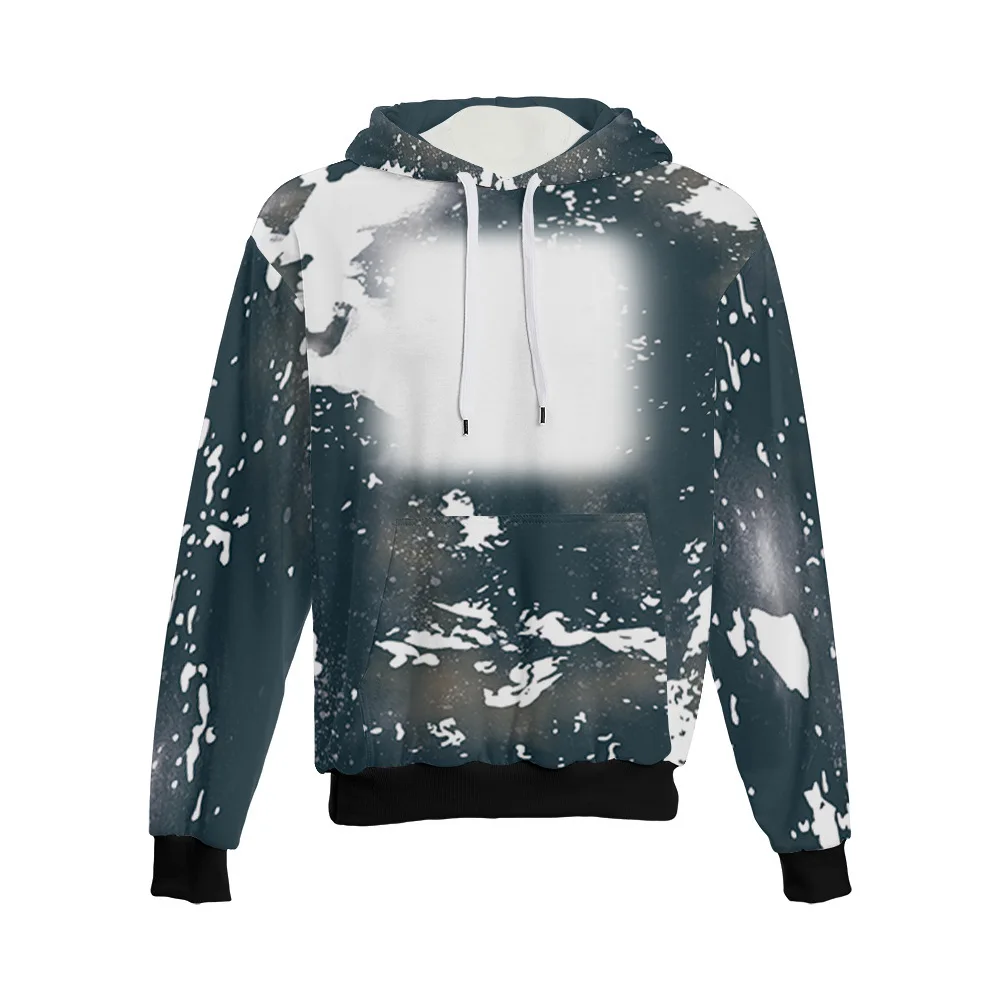 Fashion Loose Top Sublimation Blank Sweater For Thermal Transfer Printing Parent-Child Sports Hoodies Polyester Brushed Clothes