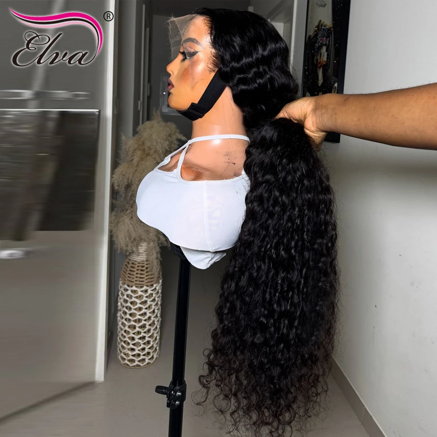 Double Drawn Burmese Curly 250% Density 13X6 Transparent Lace Front Glueless Wig Human Princess Hair Ready To Wear For Woman