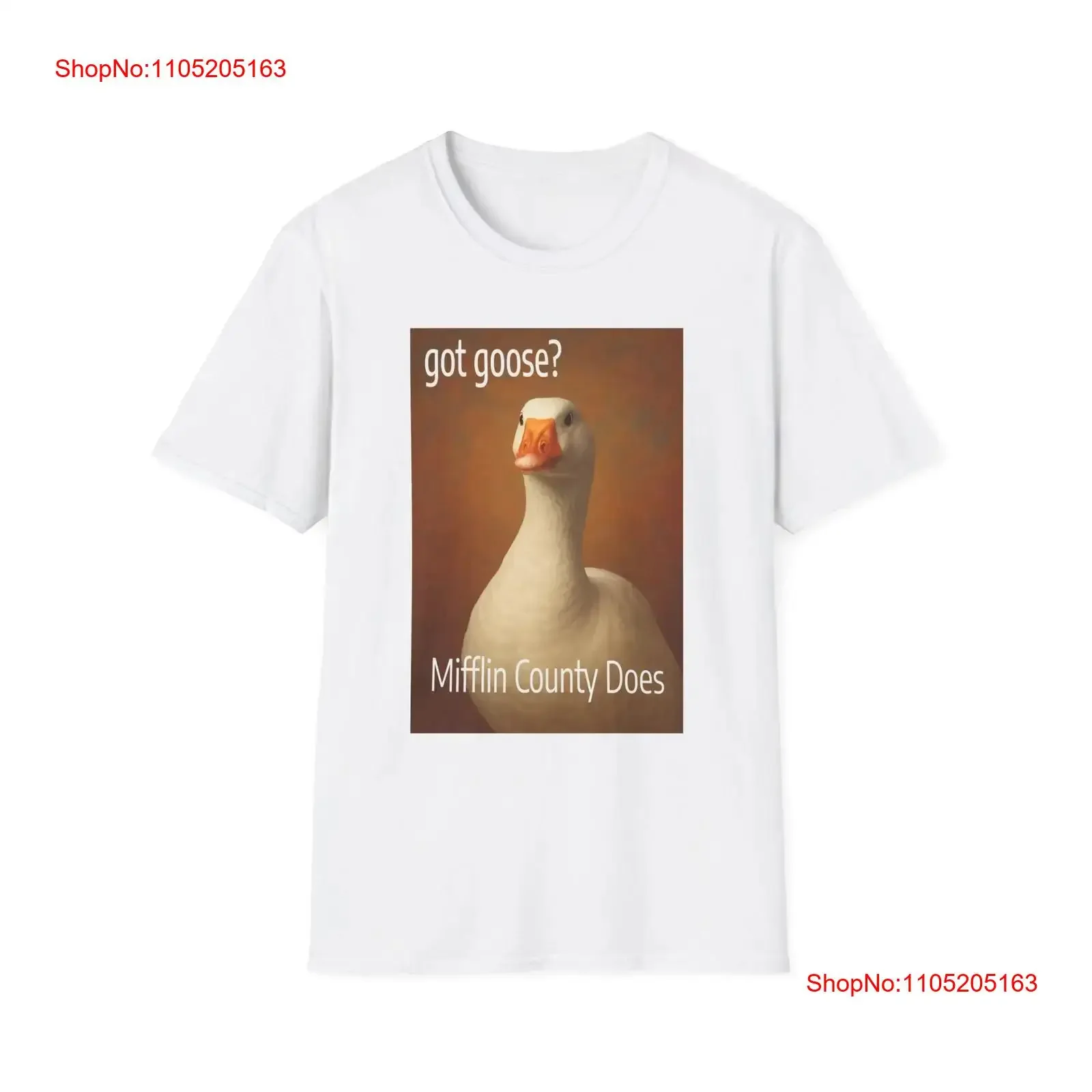 

T Shirt Got Goose Mifflin County 90s Nostalgic Day vintage Washed graphic Top For Everyday Wear Breathable streetwear Stylish