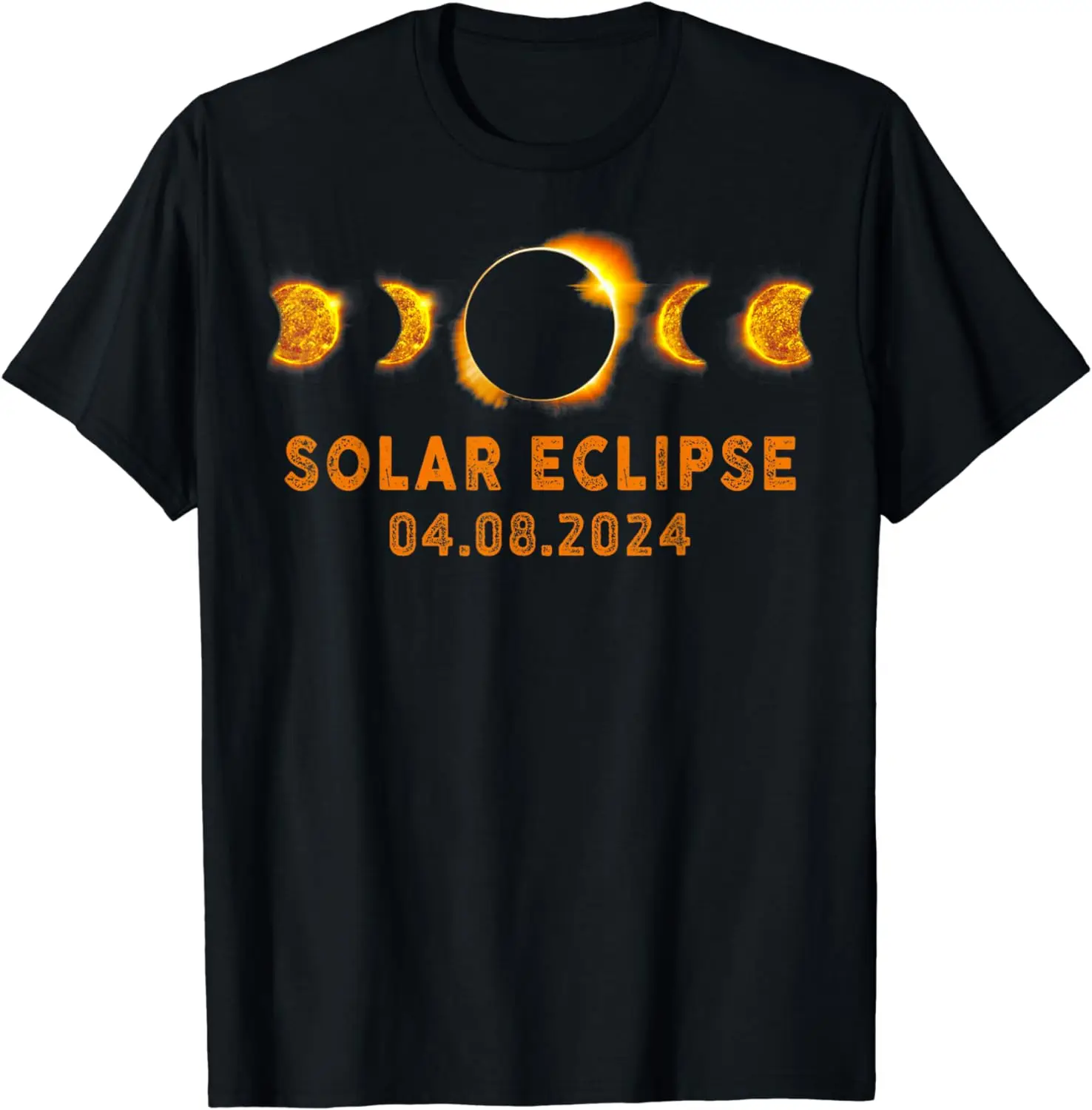 Total Solar Eclipse 2024 Cute Solar Eclipse Kids Toddler Boy T-Shirt
