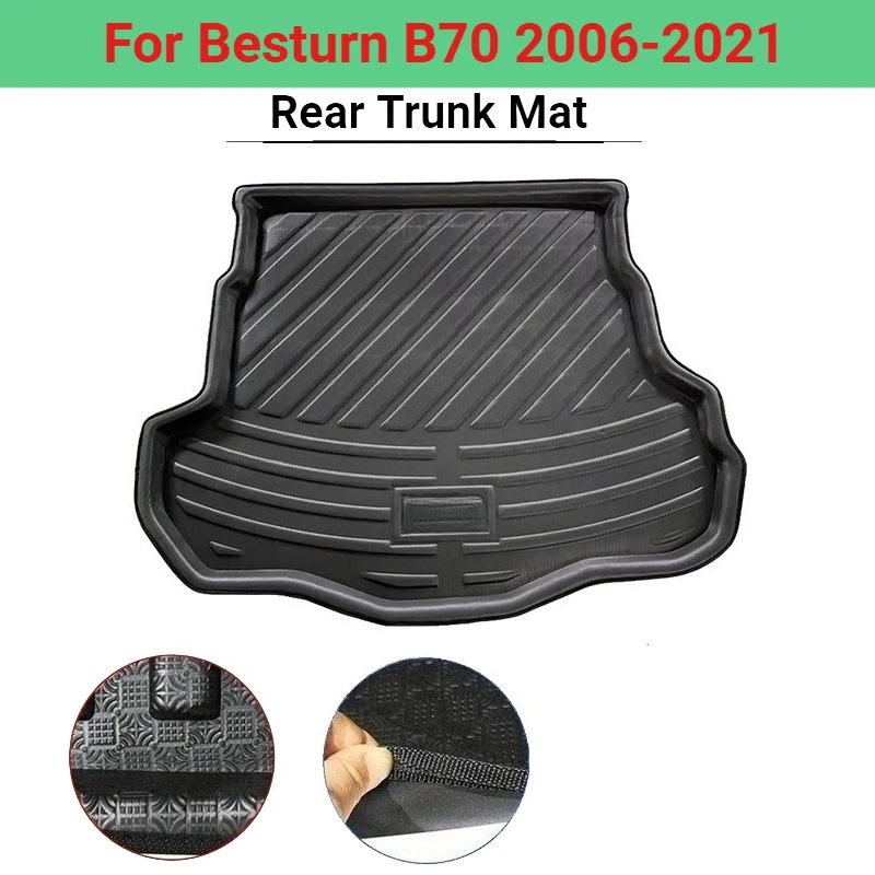 For Besturn B70 2006-2021 Car Rear Trunk Mat EVA Material Boot Liner Cargo Storage Pad Auto Parts