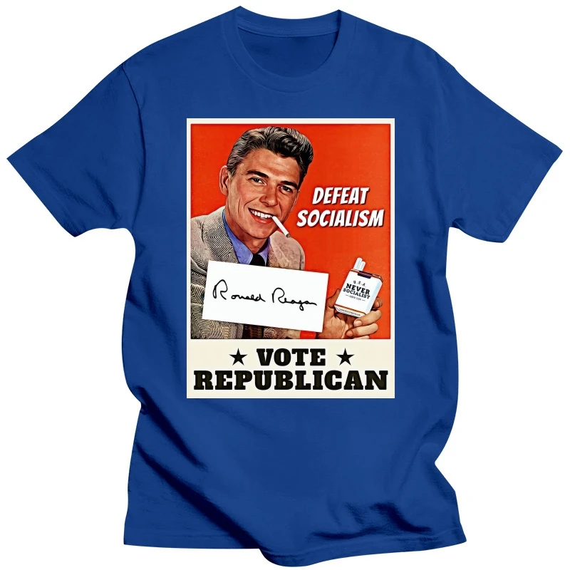 Ronald Reagan Defeat Socialism Vote Republican T-Shirt