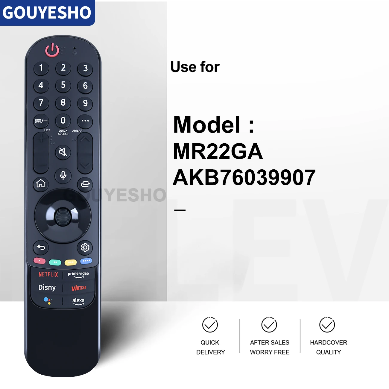 New Replacement IR Remote Control Use for MR22GA Series AKB76039907 TV Controller No Voice No Pointer Function