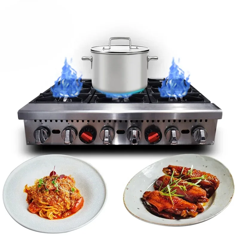 

Коммерческая современная ресторанная кухня, национальная газовая плита, дешевая варочная панель, индуктивная газовая плита, 4 конфорки на продажу