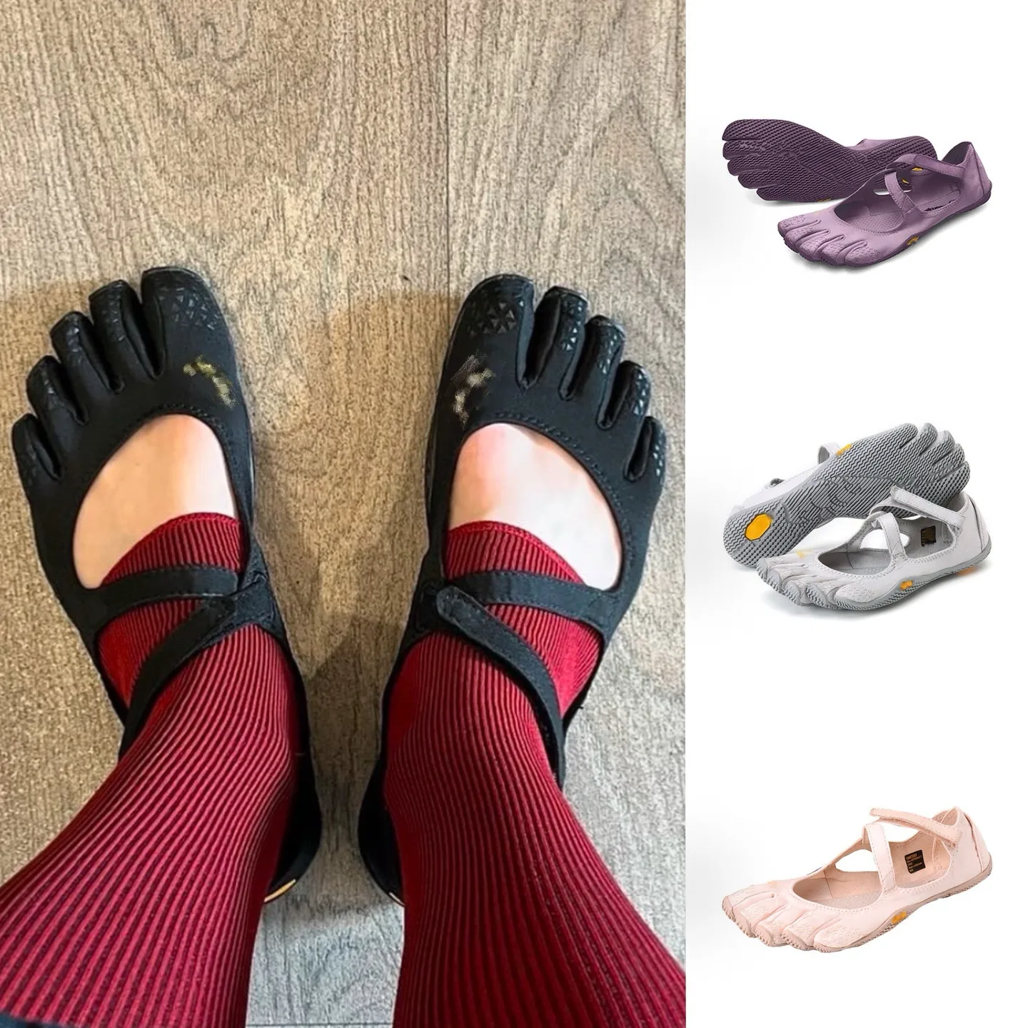 Five-finger Shoes Women's Fitness Sneakers Split-toed Yoga Shoes Dance Soft Soles