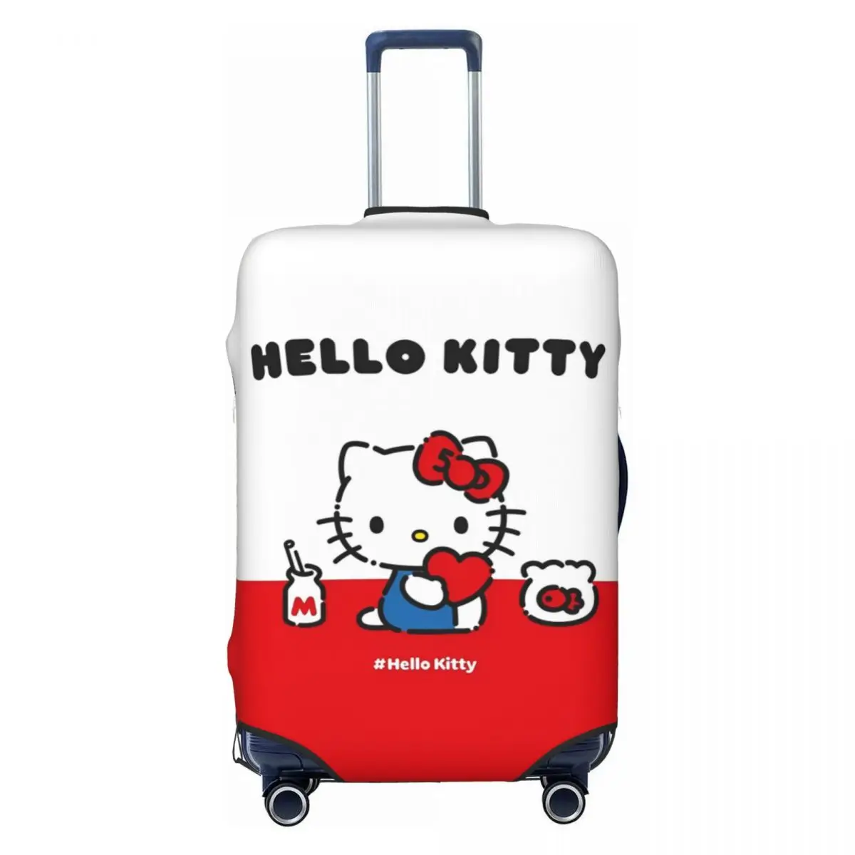 Hello Kitty Travel Luggage Cover Suitcase Protector Fits 18-32 Inch Luggage