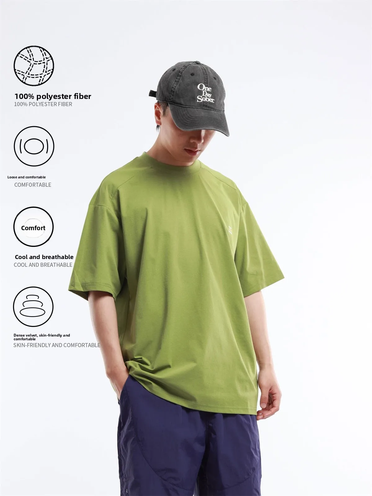 Original 2026 Summer New Back Mesh Sports Quick Dry round Neck Printed Cycling Skin-friendly Breathable Woven Short Sleeve T-...