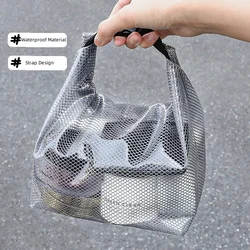 Lightweight Portable Large Capacity Storage Bag Multifunctional Waterproof Swimming Tourism Snap Closure Makeup Bag