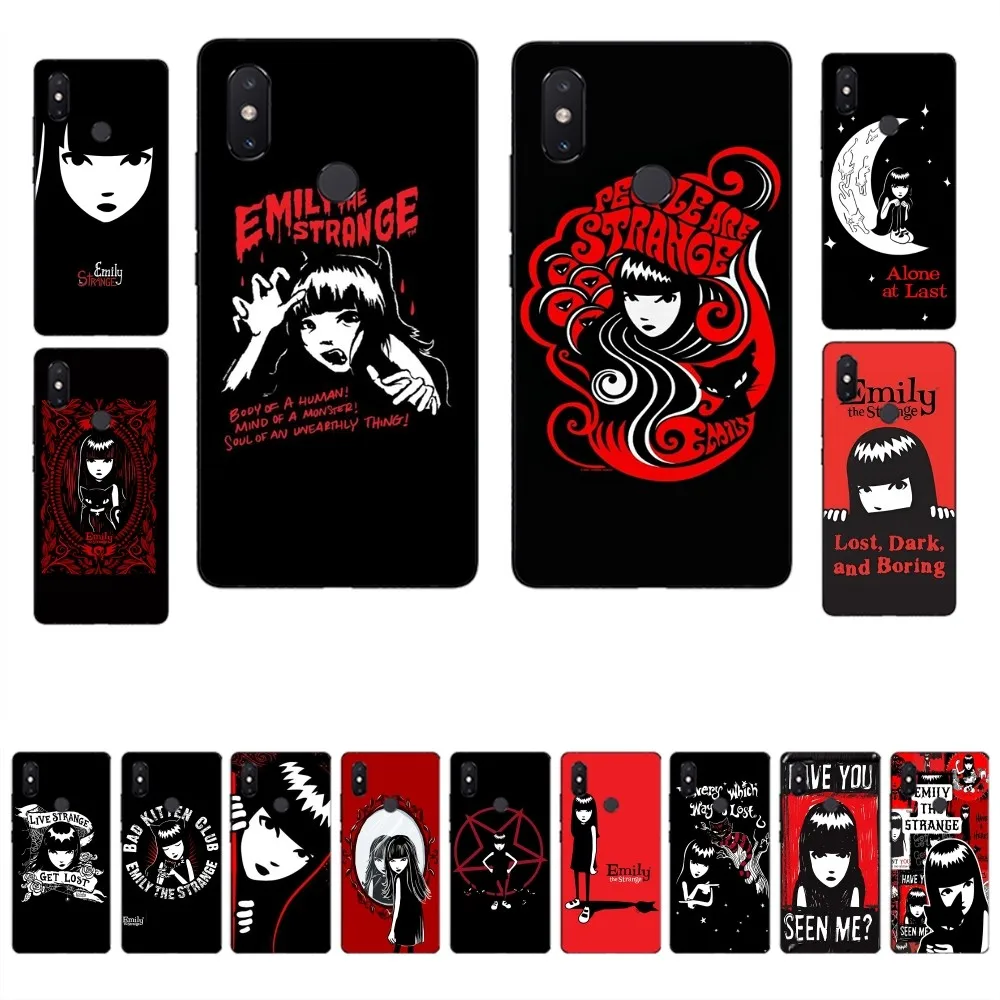 E-Emily T-The S-Strange Phone Case For Xiaomi Mi 5X 8 9 10 11 12 Lite Pro 10T PocoX3pro PocoM3 Note 10 Pro Lite