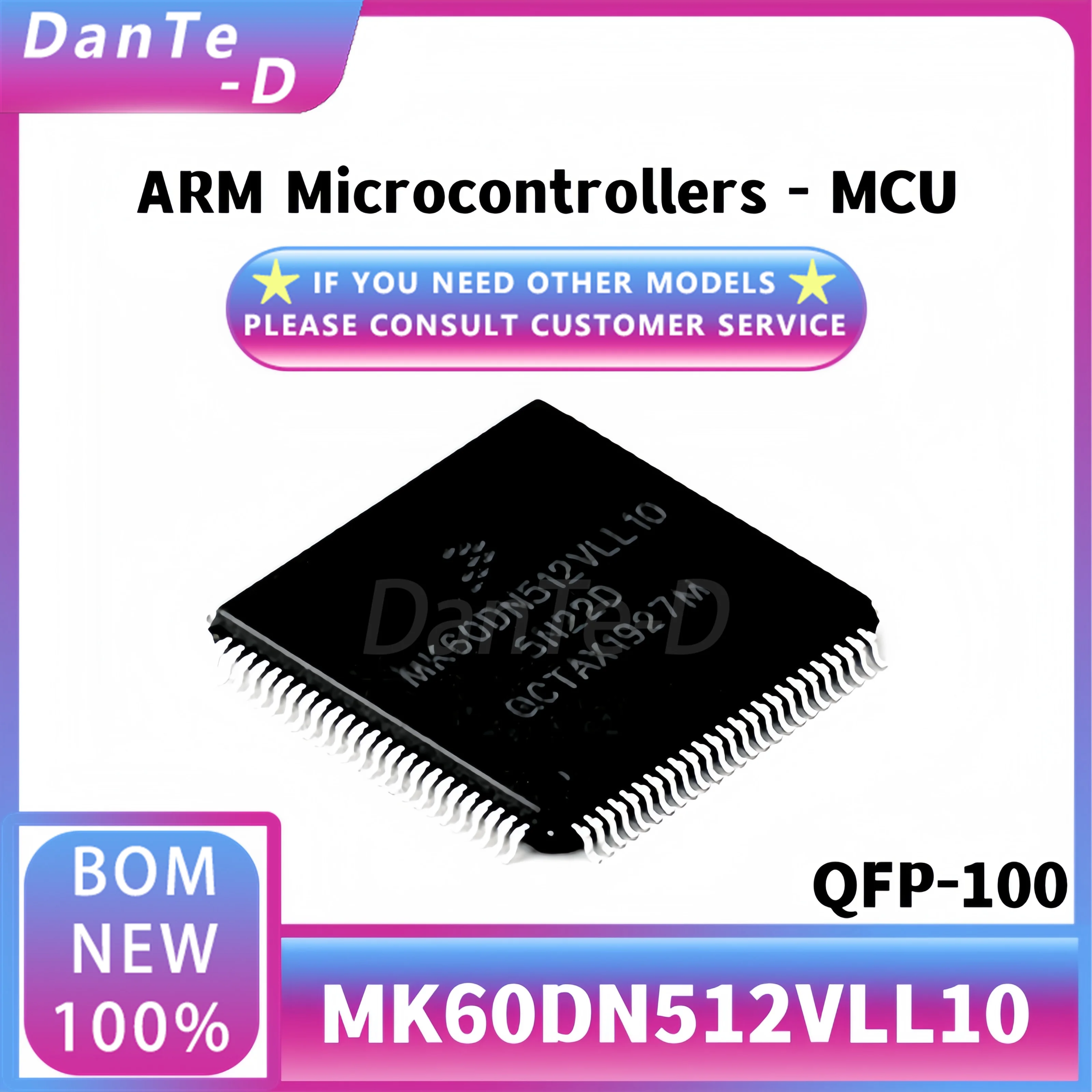 MK60DN512VLL10 package QFP-100 ARM microcontroller-MCU original authentic