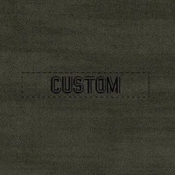 Green Custom Name Tapes Chest Services Morale Tactical Military Embroidery Patch Badges