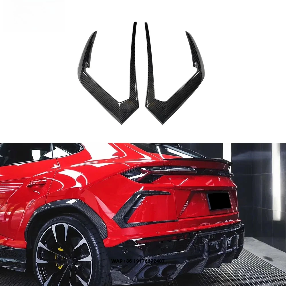 

Материал высокого уровня из углеродного волокна, задний бампер автомобиля, вентиляционная крышка, задние канавки для Lambor Urus 2018-2019