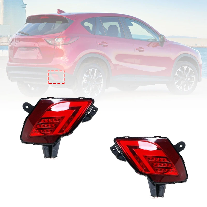 

LED Rear Bumper Lights For Mazda CX5 2012 2013 2014-2016 Running Lights Brake Brake Lights Warning Taillights Rear Fog Lights