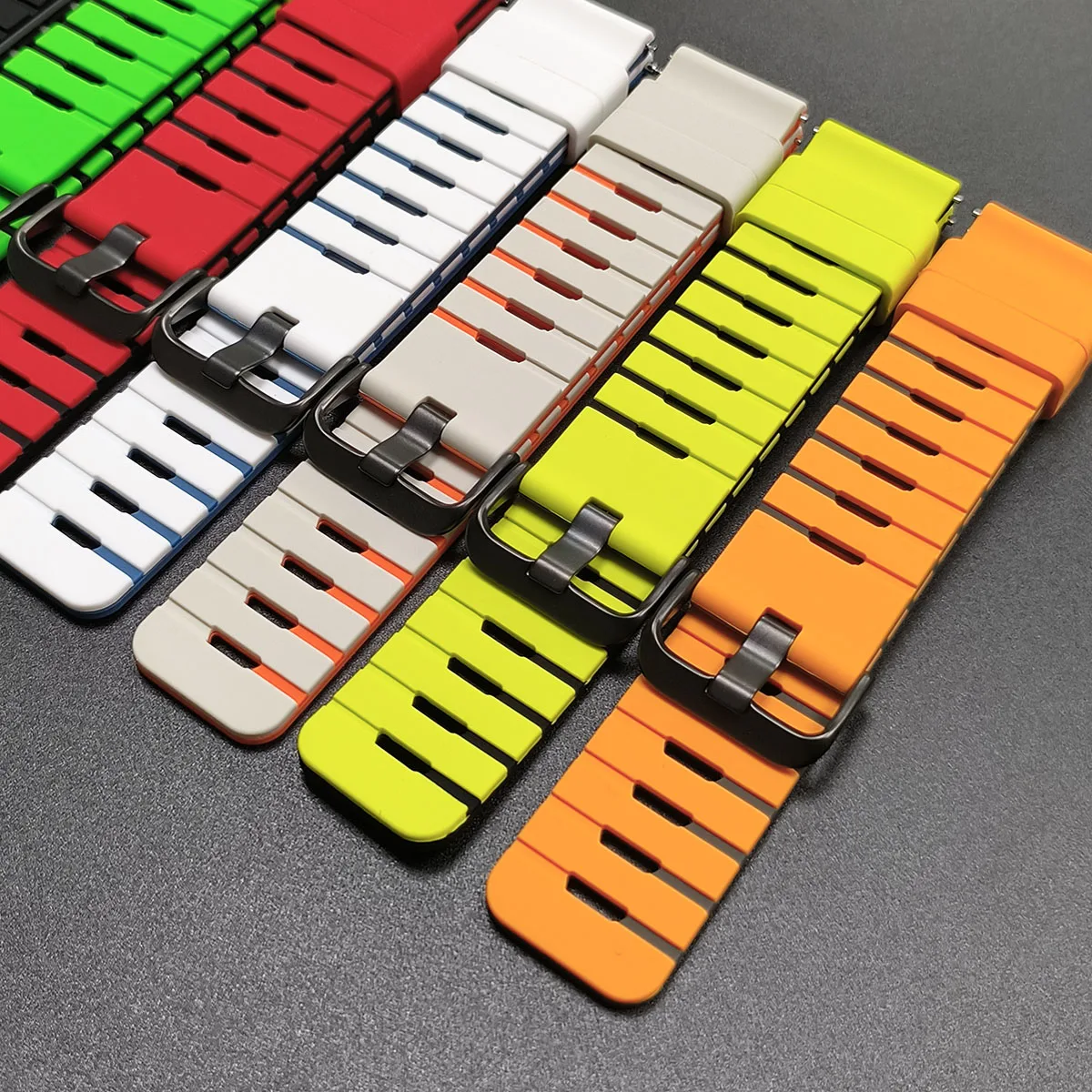 22mm Universal Strap For COLMI C8 Max/V75 GPS/V73/M42 Silicone Band Bracelet For COLMI P71 P68 V70 V68 C81 i30 Watchband Correa
