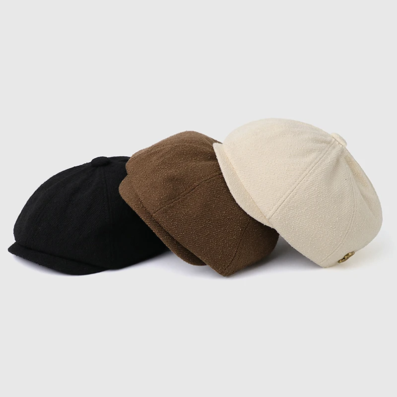 قبعة MAXSITI من الصوف للرجال والنساء ، مخملية حبيبية ، قبعة steambung ، قبعات عتيقة ، الشتاء والخريف ، جديدة