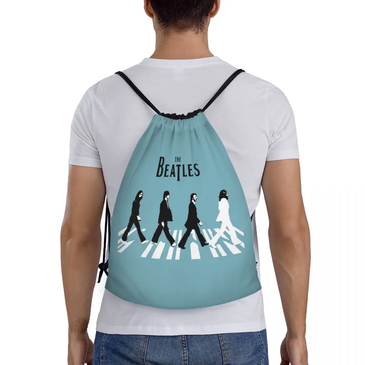 

Рюкзаки The Beatle Walking Road Merch Crew, повседневные портативные рюкзаки на шнурке, карманные спортивные сумки, сумки для книг для мужчин и женщин, студентов