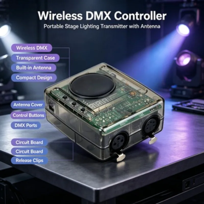 DMX512 Professional Stage Lighting Controller PC Linked Light Show Equipment With Stable DMX Signal Output Function