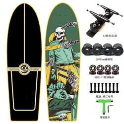 Land Surfskate Board, S7 surfing, carvingowa Longboard, deskorolka, kompletna klonowa deska Cruiser, 34 cale