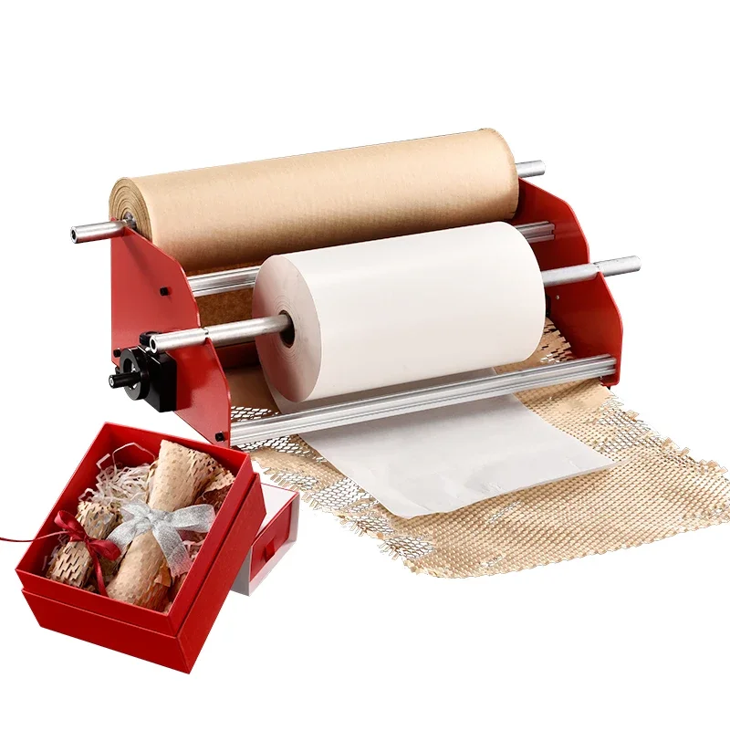 Honeycomb Paper Wrap Dispenser Packing Making Cutting Machine with Simple Operation