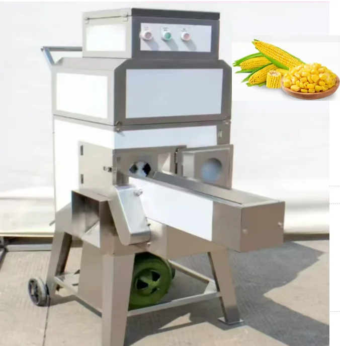 Sweet Corn Stripping  Sheller Maize Threshing Kernelremover