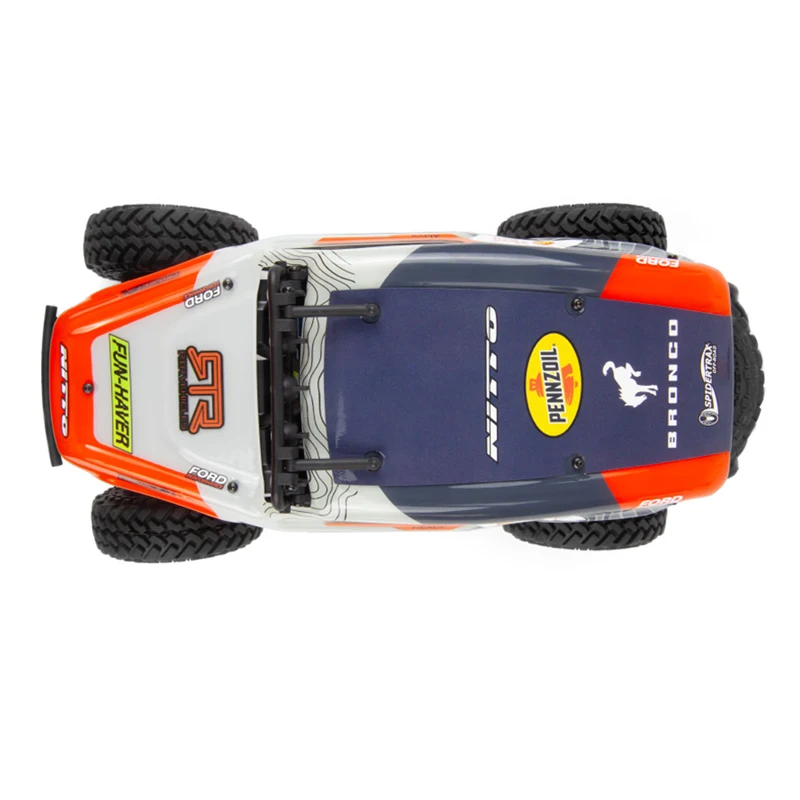 HPI 1/18 RC ไฟฟ้าสี่ล้อไดรฟ์รถปีนเขา Venture18 U4 FORD BRONCO 4400 แปรงหรือรีโมทคอนโทรลไร้แปรงของเล่นเด็ก