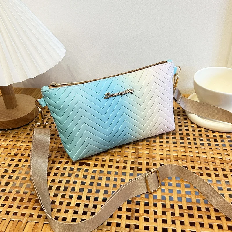 

New PU Leather Square Shoulder Bags for Women 2025 Summer Simple Handbags and Purses Female Travel Crossbody Bags