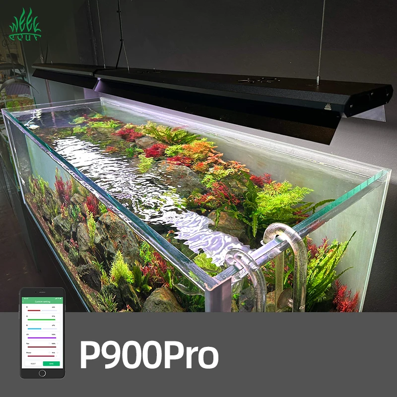 

P900 Pro P Series APP Control Height Adjustable RGB Landscape Lighting Aquarium Accessories Products LED Aquarium Light