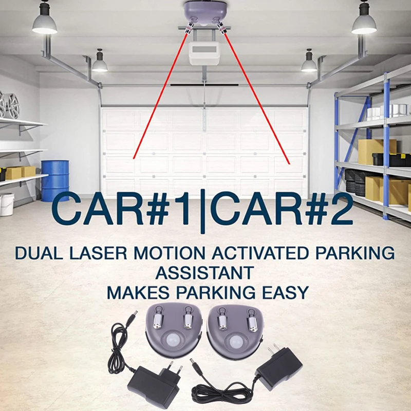 Laser Parking Meter Car Garage Ceiling Location Positioning Correction Parking Sensor Aid Monitor System BP-01 Double-end