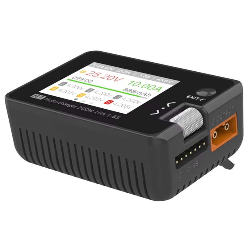ABVJ-M7 200W 10A DC Balance Charger Discharger With Voltage Servo Checker ESC Tester Balanced Lithium Battery Charger
