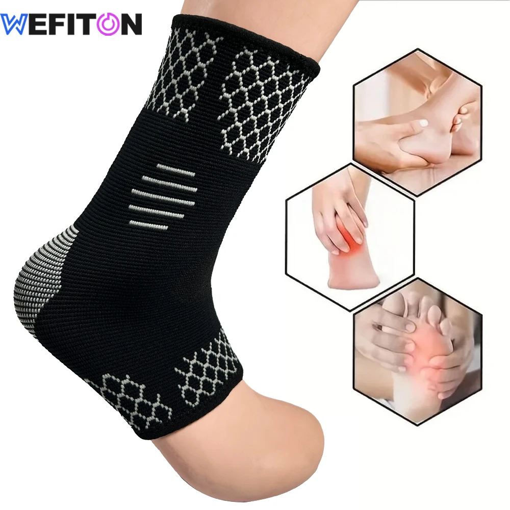 1/2 Stück Kompressionssocken für Plantarfasziitis, Achillessehnenentzündung – Knöchel-Kompressionshülse für Fersensporn, Fußschwellung