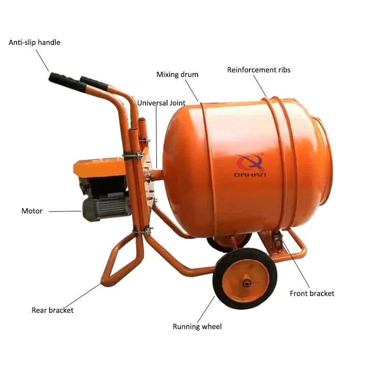 Self Loading Concrete Mixer Small Tiles Tools Sand Cement Mixer Machines Electric Small Concrete Cement Mixers