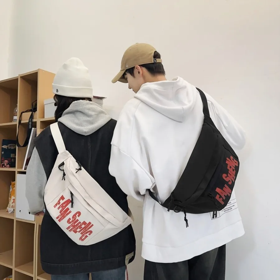 

Celebrity-Style Workwear Chest Bag Men's Streetwear Casual Crossbody Bag Women's Multi-Functional Sports Shoulder Bags