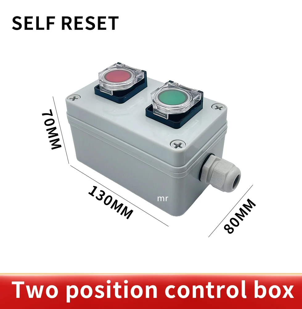 

Indoor and outdoor button box Emergency stop start switch Power reset alarm iron door elevator motor Electrical control box