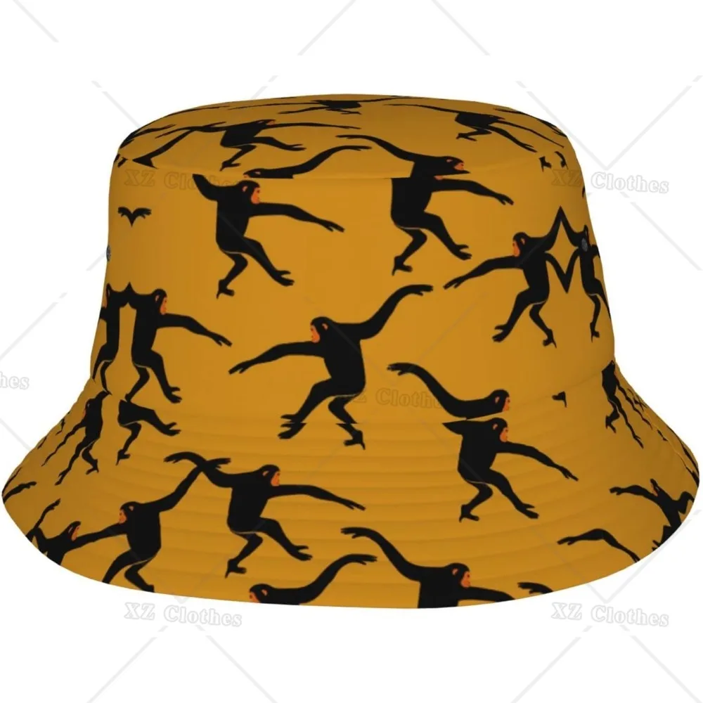 Funny Dancing Orangutan Bucket Hat for Women Men Teens Beach Outdoor Fashion Packable Sun Cap Fishing Caps for Fisherman