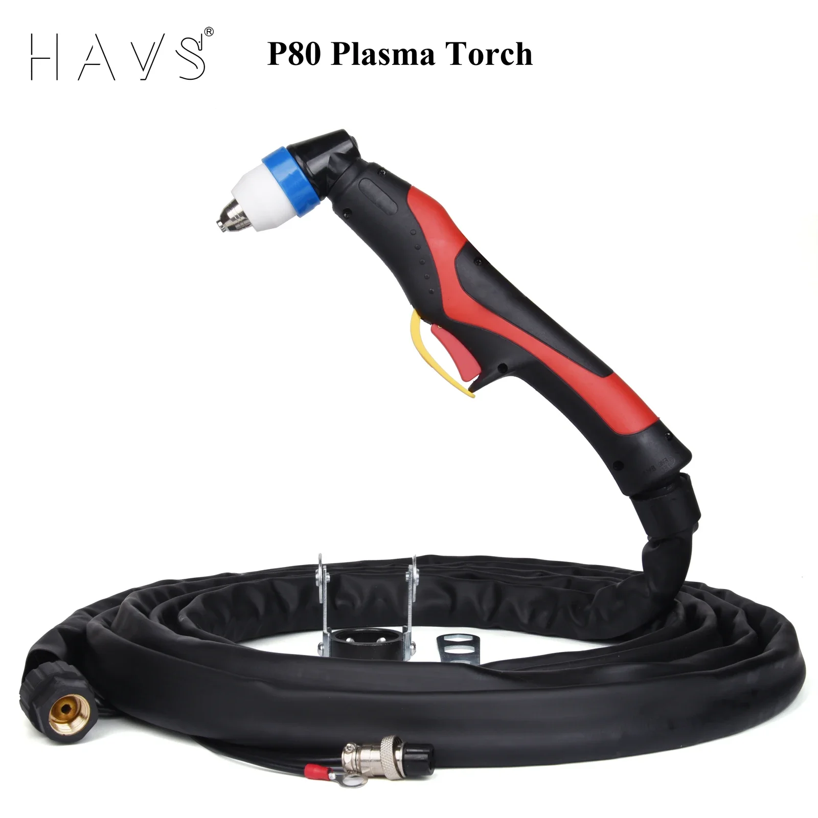 P80 Torch Plasma Cutting Cutter Torch Pilot Arc HF Plasma 5M 16Ft For Air Cooled Plasma Cutting Machine LGK60 LGK80 LGK100