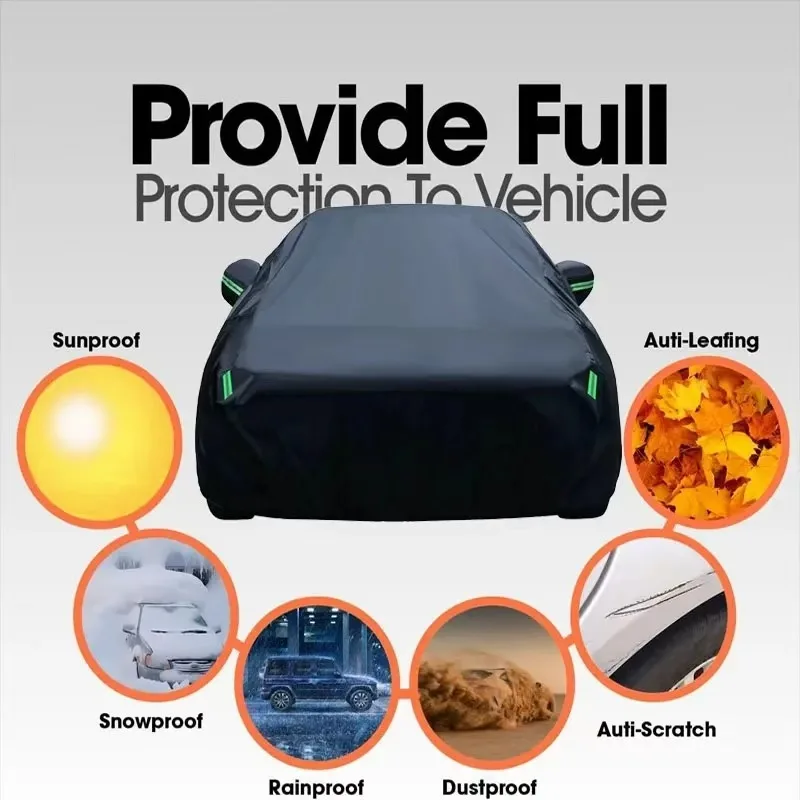 All-Season Car Cover for Porsche Cayenne Coupe Full Protection, Waterproof Dustproof Heat-Resistant