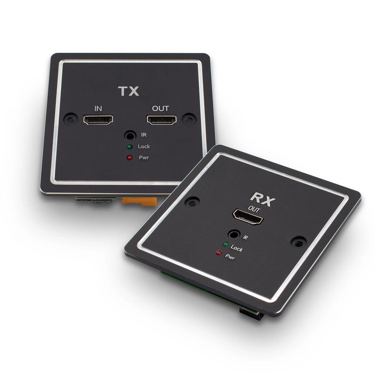 High-Definition HDMI Extender 50m Wall Plate 1080P with HDMI1.3 IR Control for Advertising System Office Home Security