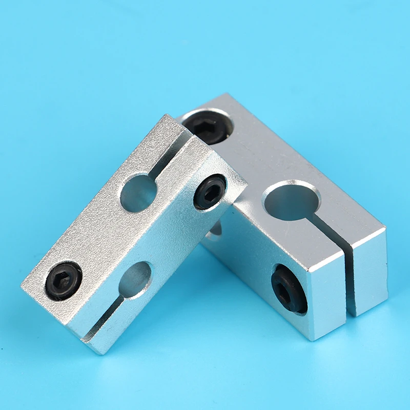 1pcs Connector Pillar Cross Fixing Block Same Diameter Reducing Joint Optical Axis Clamp Screw Shaft Encoder