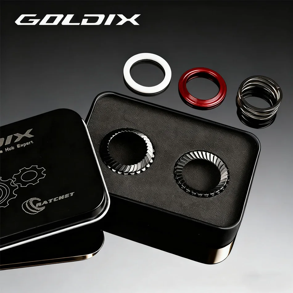 GOLDIX Bicycle Hub Ratchet 36T 60T Meshing Spiral for MTB Road Bike Compatible with GOLDIX 370/350/310/180/160 Series Hub