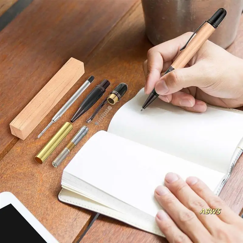 10 Sets Pen Making Kits With Refills Copper Pen Turning Supplies For DIY Pen Making-Ideal Classroom, Teacher, Student Gift - Image 6