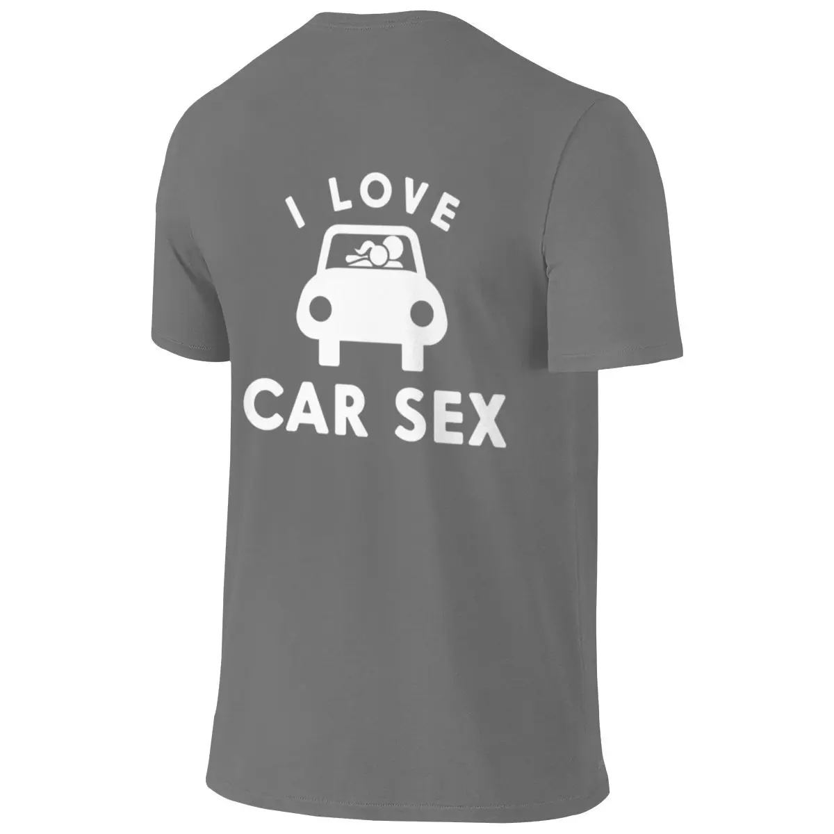 Sexual Hobby I Love Car Sex Unisex Reversible T-shirt Niche Trendy Brands Light Color Schemes Basic Tee