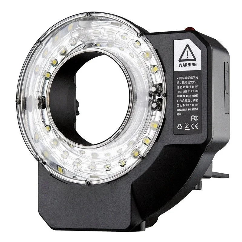 Ring flash, external shot light macro flash 400W lithium battery