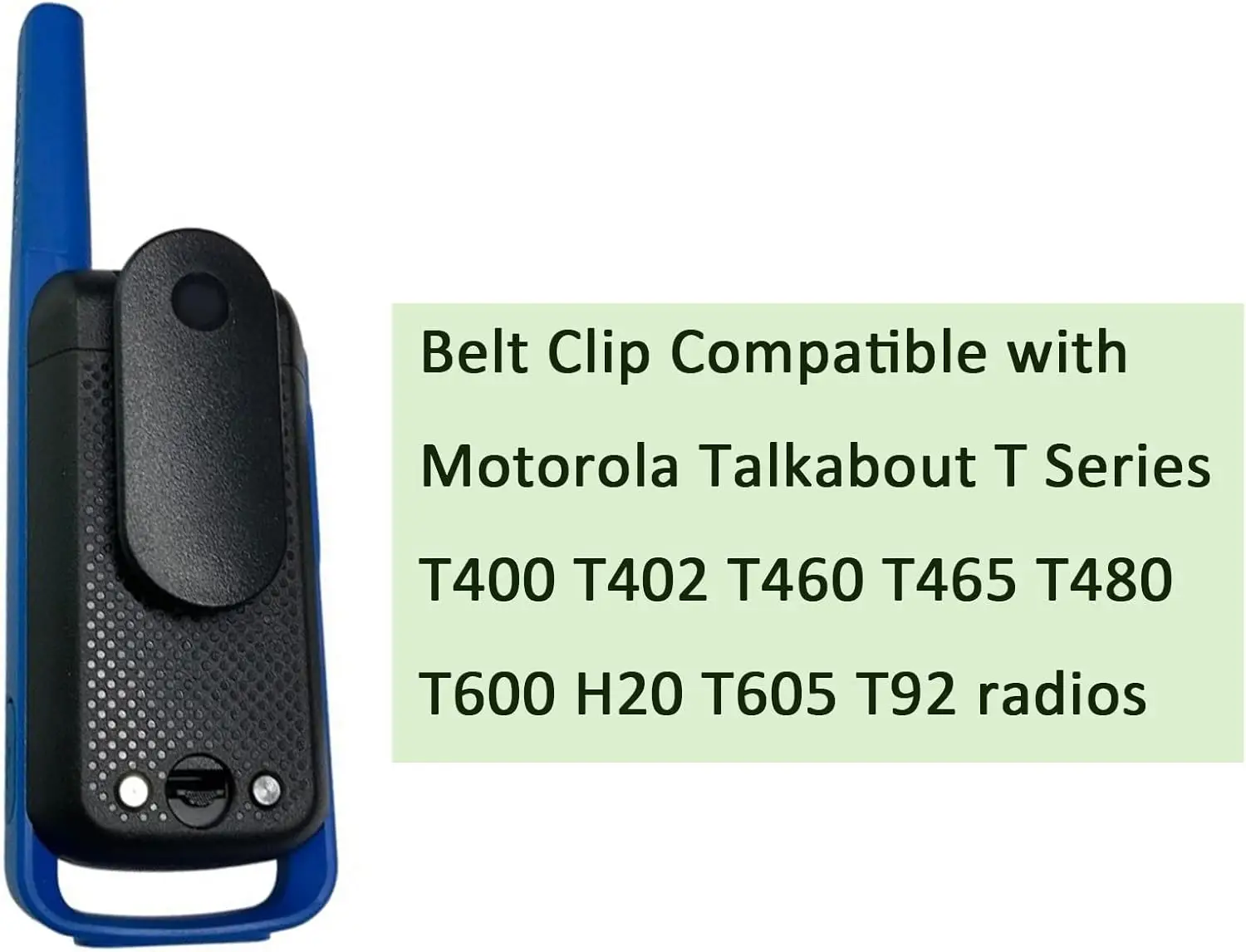 

10Pack PMLN7438AR Belt Clip Compatible with Motorola talkabout T5 T6 T7 T100 T200 T260 T265 T270 T280 T800 Radio
